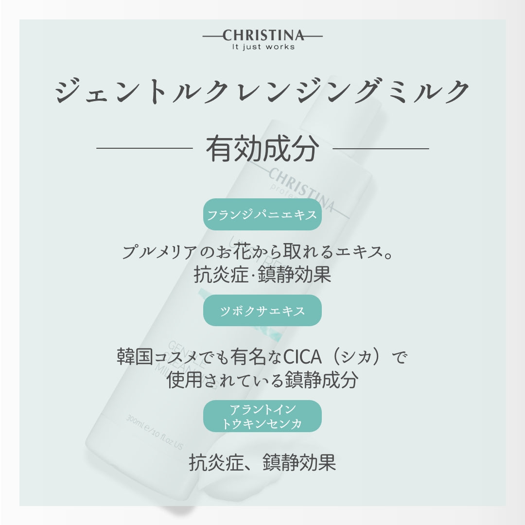CHRISTINA UNSTRESS ジェントル クレンジングミルク 300ml