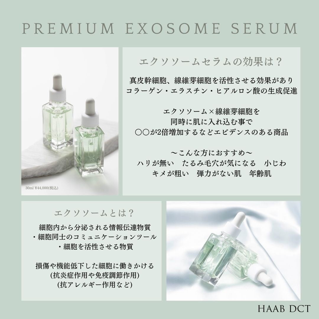 HAAB プレミアム エクソソームセラム 30ml – SANBI