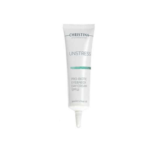 CHRISTINA　UNSTRESS　プロバイオティック アイ&ネック デイクリーム SPF12 30ml